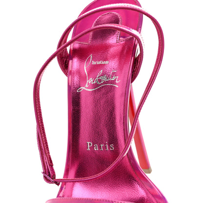 Christian Louboutin Patent Psychic Loubi Queen Alta 150 Platform Sandals 39 Fuxia 7 of 8
