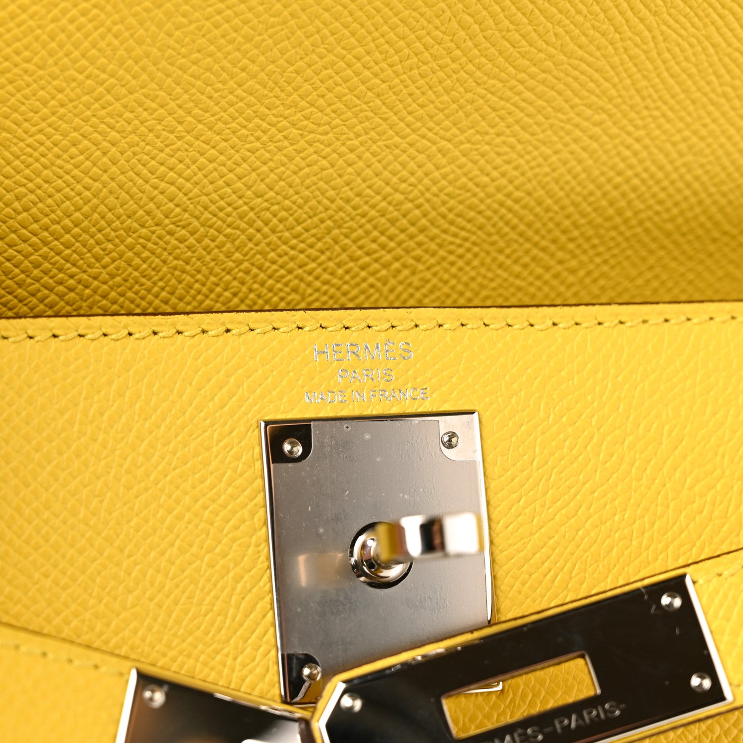 Hermes Epsom Kelly Sellier 28 Jaune De Naples 6 of 8