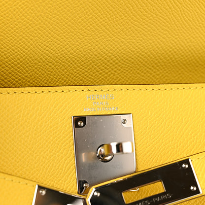 Hermes Epsom Kelly Sellier 28 Jaune De Naples 6 of 8
