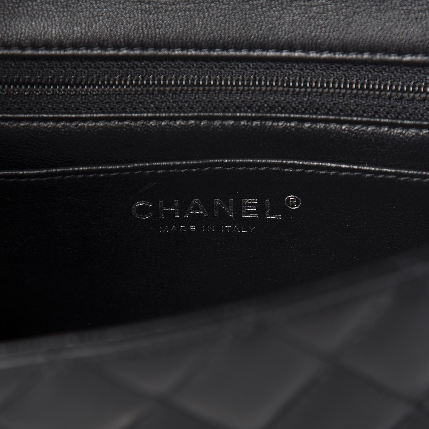 Chanel Lambskin Quilted Mini Rectangular Flap Black 8 of 9