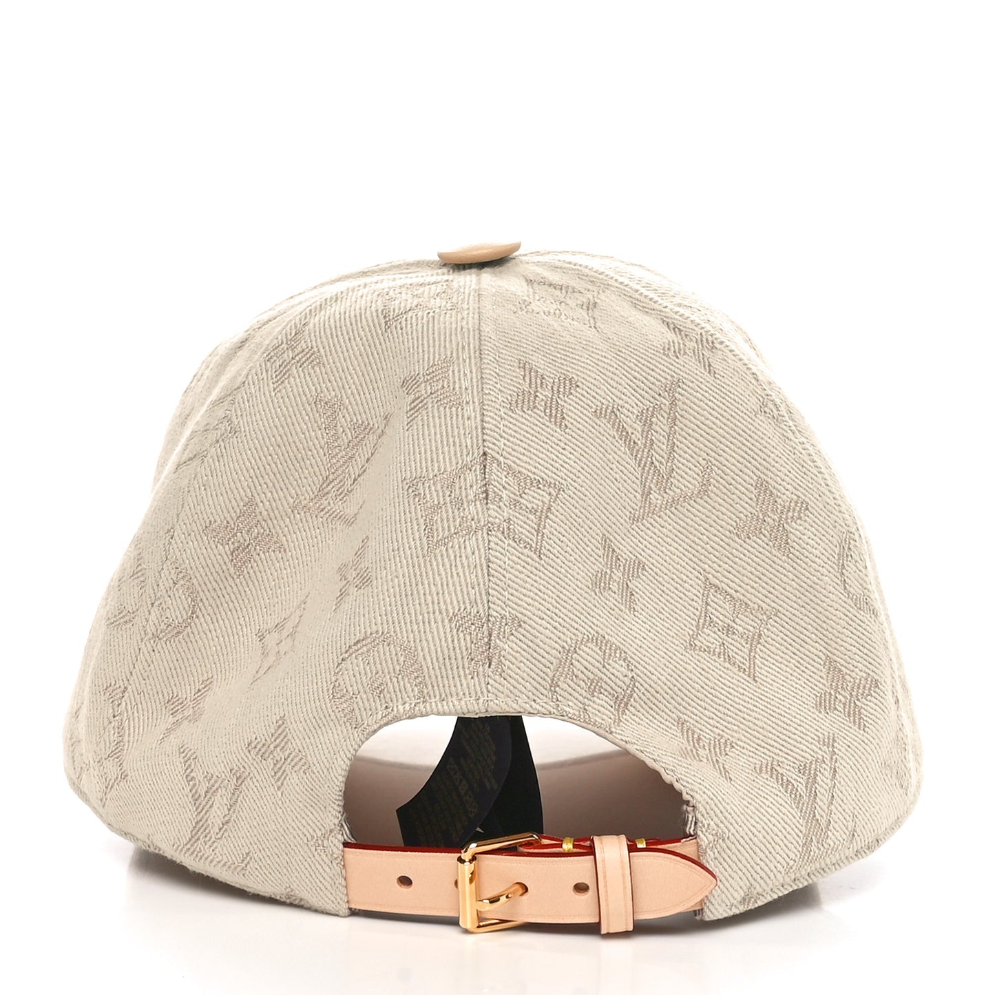 Cotton Monogram Essential Cap Beige