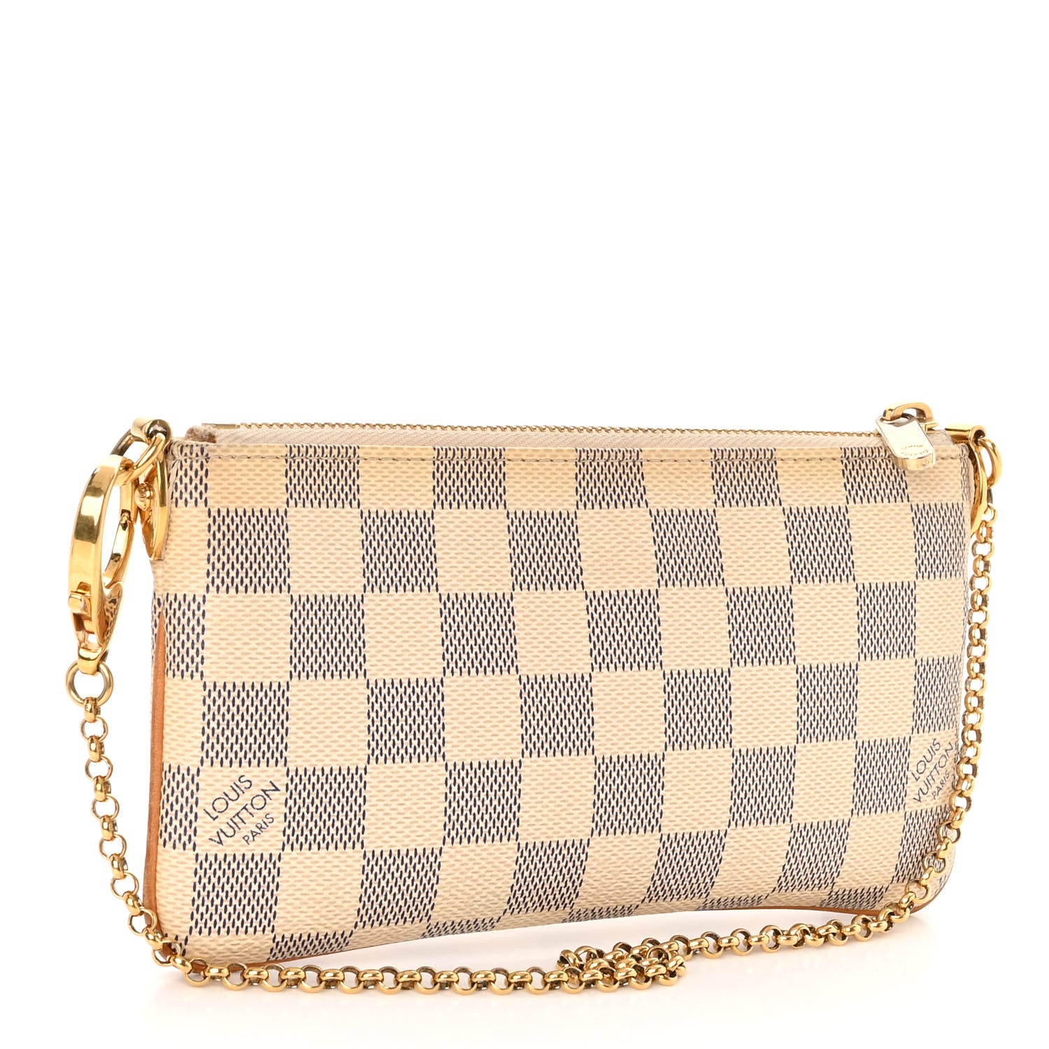 Louis Vuitton Damier Azur Pochette Milla MM 3 of 7