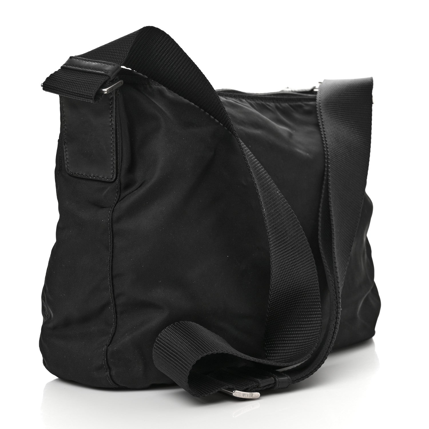 Prada Tessuto Nylon Crossbody Bag Black 3 of 10