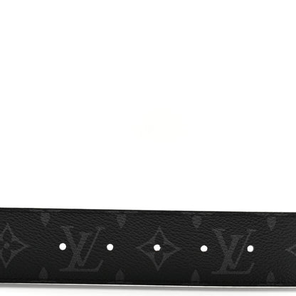 Louis Vuitton Monogram Eclipse 40mm LV Initiales Reversible Belt  85 34 3 of 5
