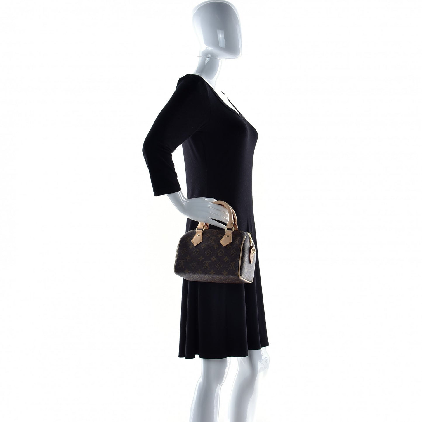 Monogram Speedy Bandouliere 20 Black