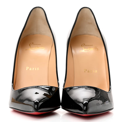 Christian Louboutin Patent Pigalle 100 Pumps 37 Black 2 of 8