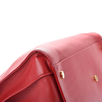 Saint Laurent Calfskin Large Sac de Jour Carryall Rouge Orient 11 of 16