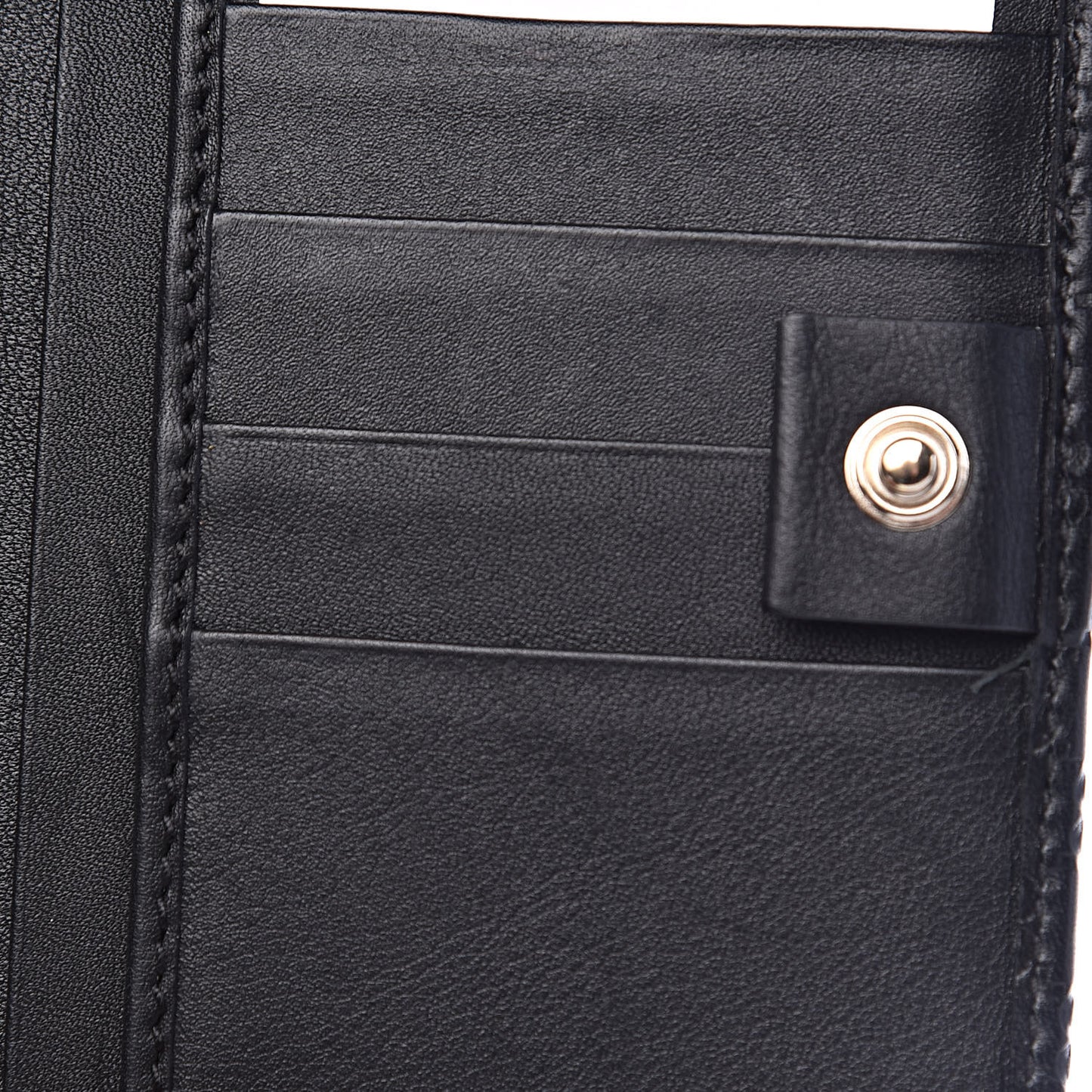Soft Microguccissima Continental Wallet Black