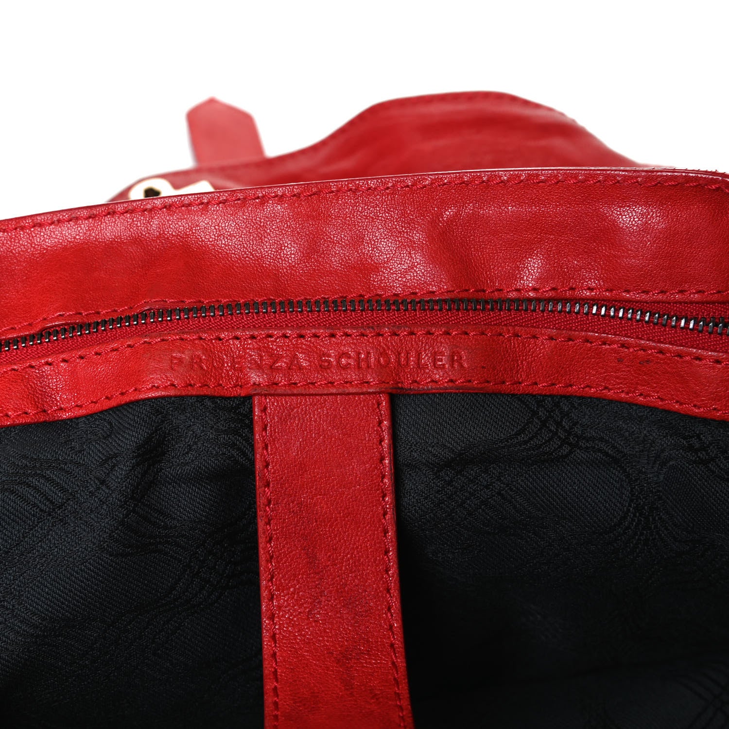 Proenza Schouler Lambskin PS1 Extra Large Satchel Lipstick Red 8 of 41