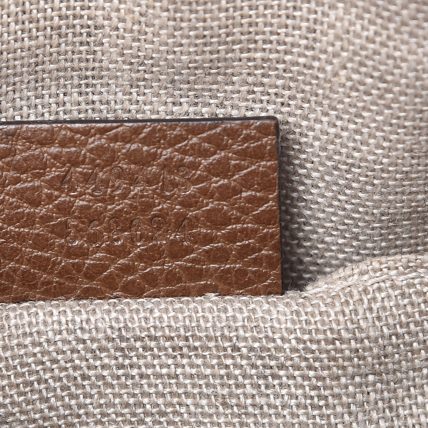 Gucci Monogram Mini Bree Messenger Bag Beige Tabacco 7 of 12
