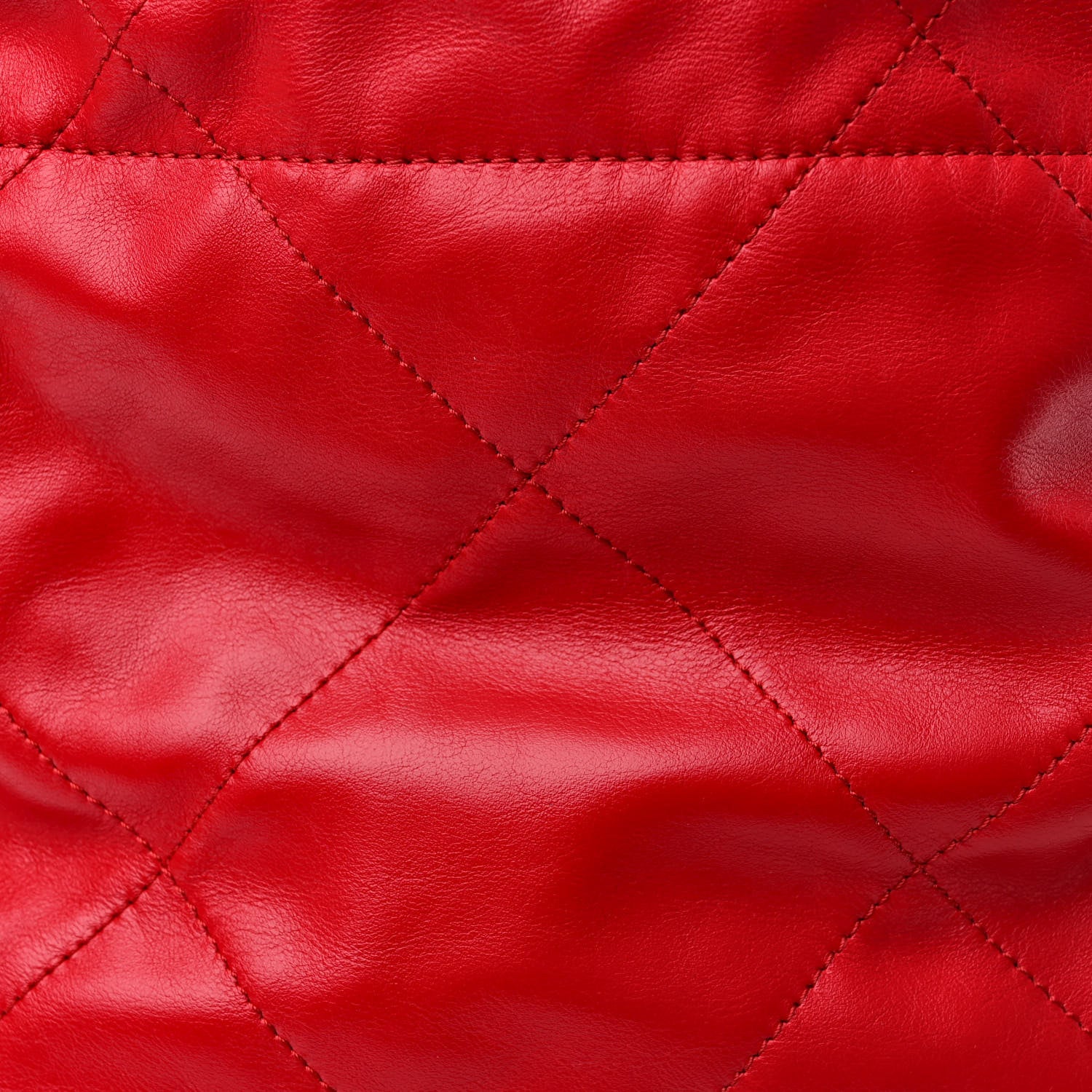 Chanel Shiny Calfskin Quilted Small Chanel 22 Red 9 of 11