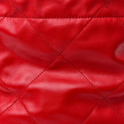 Chanel Shiny Calfskin Quilted Small Chanel 22 Red 9 of 11