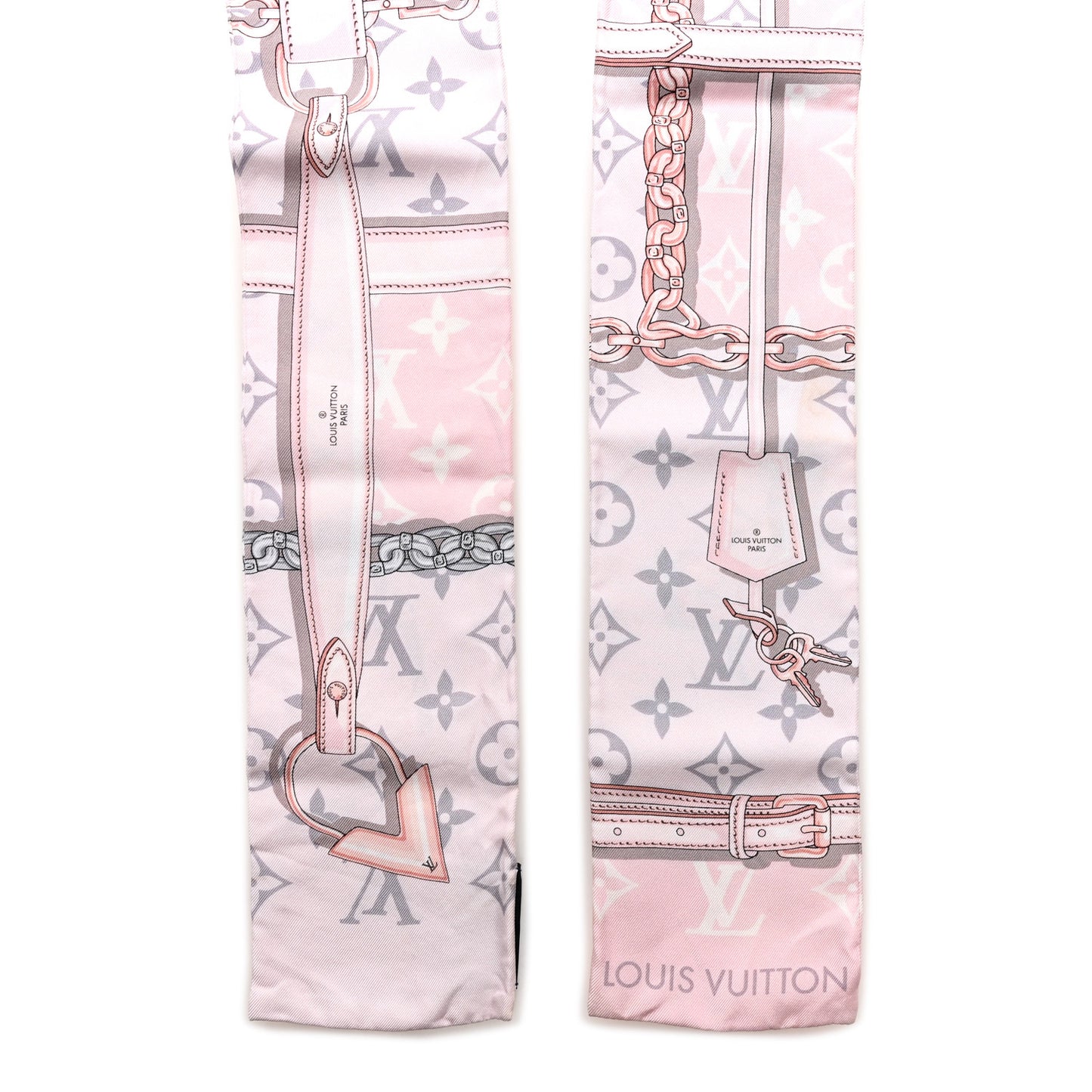 Silk Monogram Confidential Bandeau Light Pink
