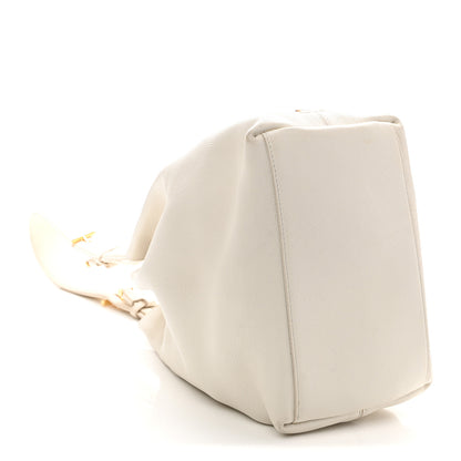 Tom Ford Calfskin Zip Bucket Bag White 3 of 11