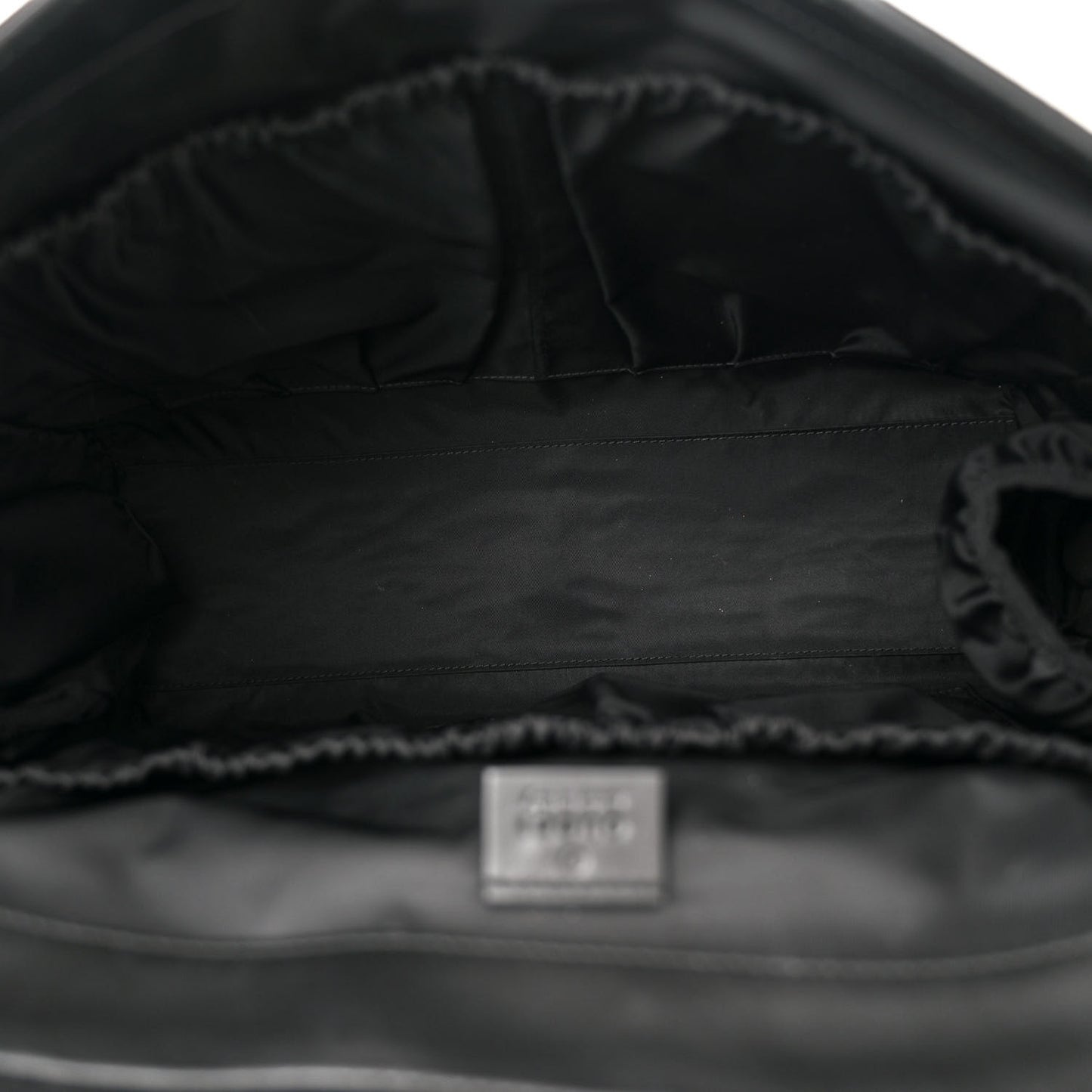 GG Supreme Monogram Web Messenger Diaper Bag Black Grey