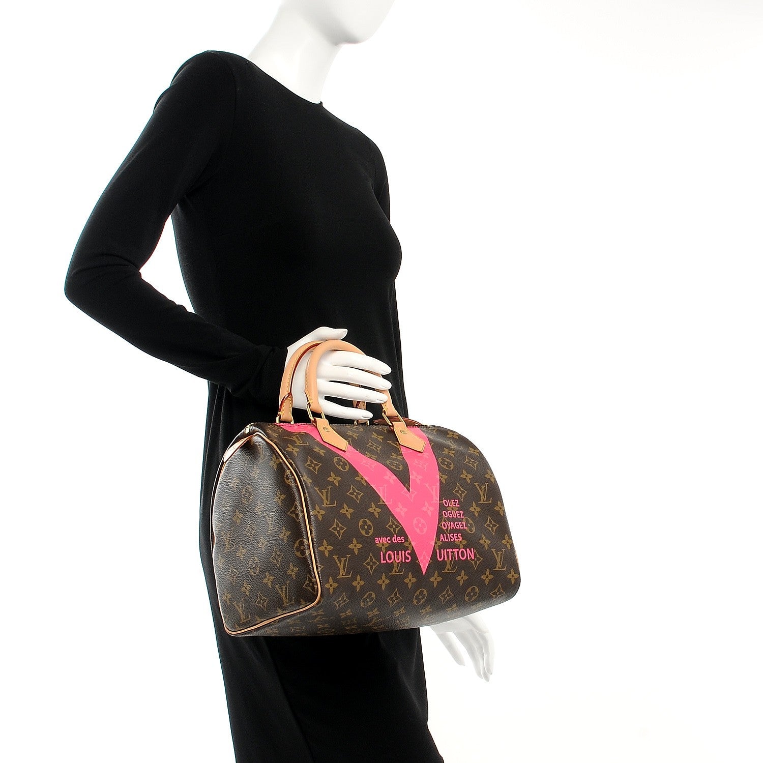 Louis Vuitton Monogram Speedy 30 V Grenade 2 of 9
