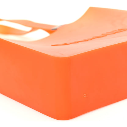 Chanel Jelly Rubber Tote Orange 7 of 9