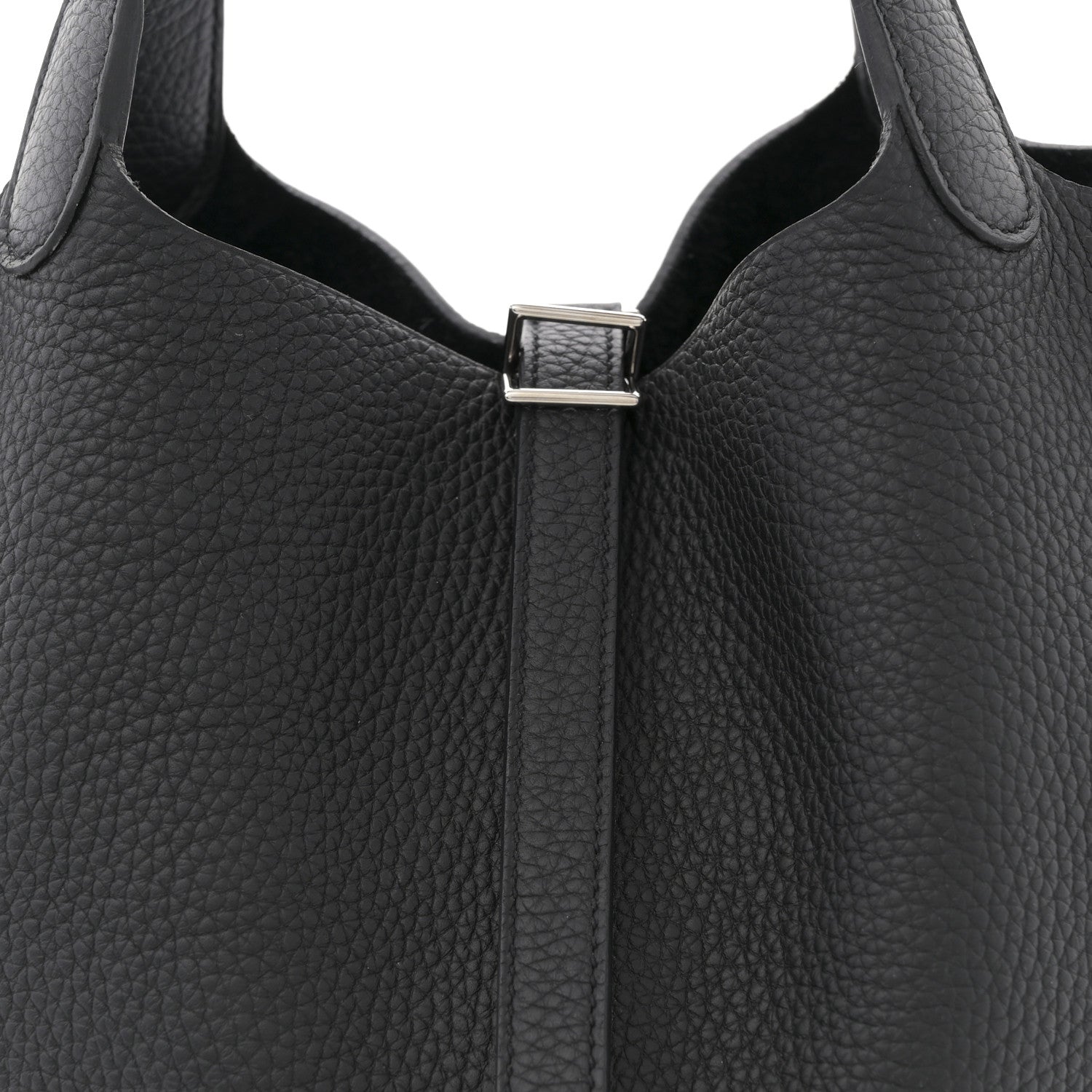 Hermes Taurillon Clemence Picotin Lock 22 MM Black 8 of 11