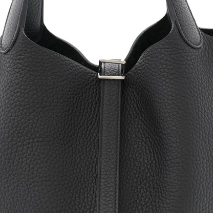 Hermes Taurillon Clemence Picotin Lock 22 MM Black 8 of 11