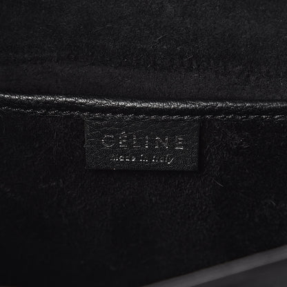 Celine Drummed Calfskin Nano Luggage Black 6 of 9