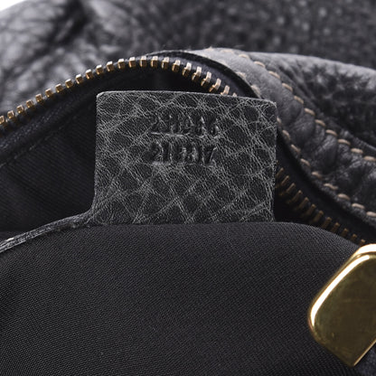 Gucci Pebbled Calfskin Medium Pelham Hobo Black 7 of 10