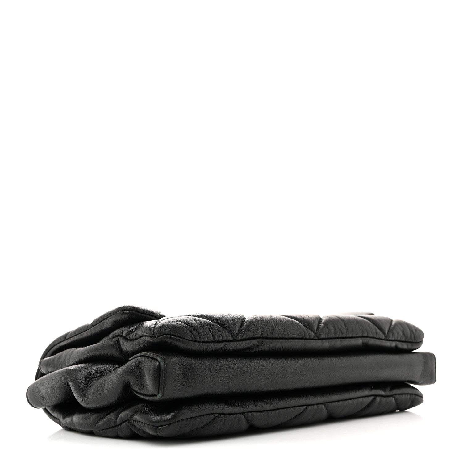 Salvatore Ferragamo Nappa Quilted Ginny Medium Crossbody Black 4 of 13