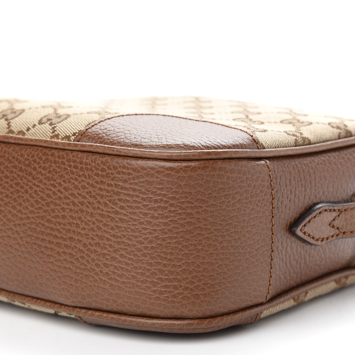 Monogram Mini Bree Messenger Bag Beige Tabacco