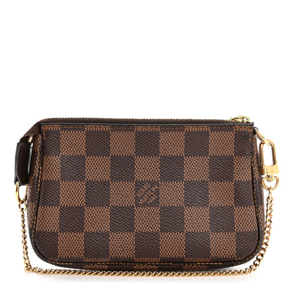 Louis Vuitton Damier Ebene Mini Pochette Accessories 1 of 8