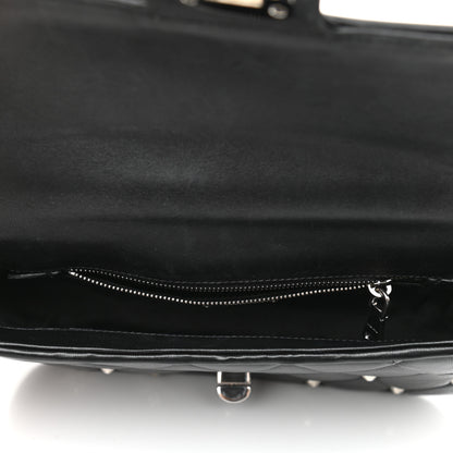 Miu Miu Pattina Nappa Crystal Studded Flap Bag Black 5 of 8