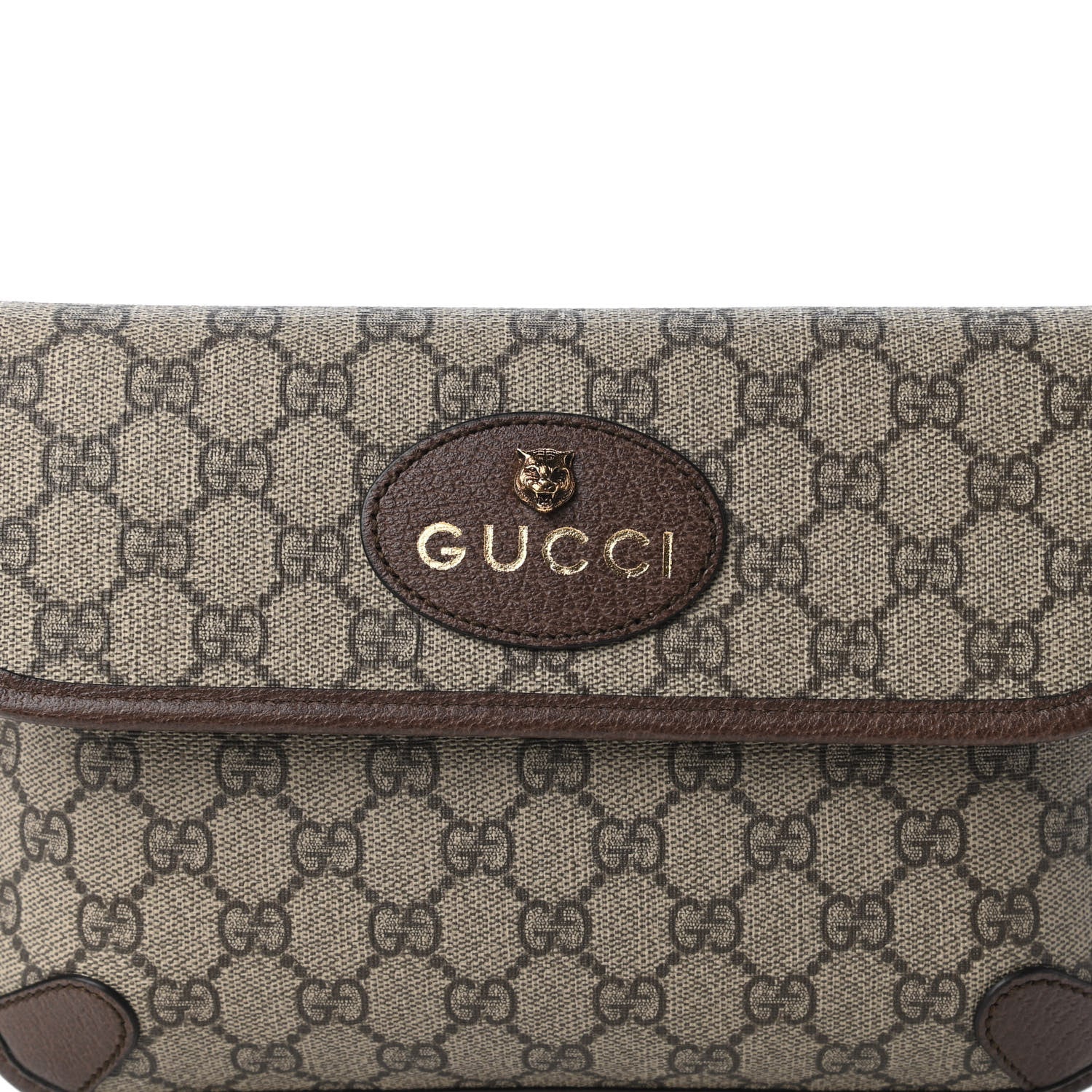 Gucci GG Supreme Monogram Neo Vintage Web Belt Bag Brown 10 of 10