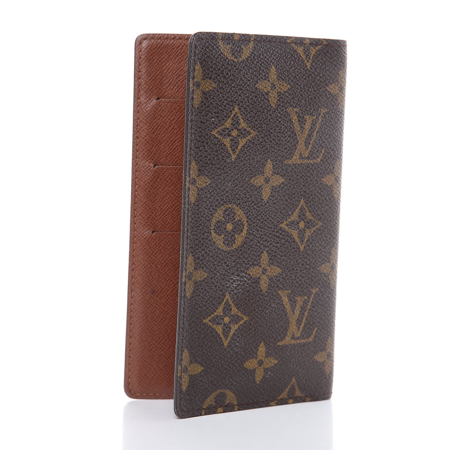Monogram Checkbook Holder Case Wallet