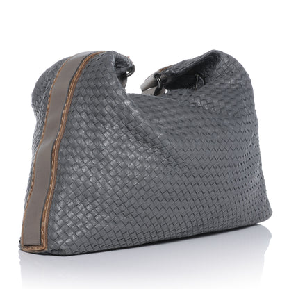 Bottega Veneta Cervo Intrecciato Caiman Shoulder Bag 3 of 10