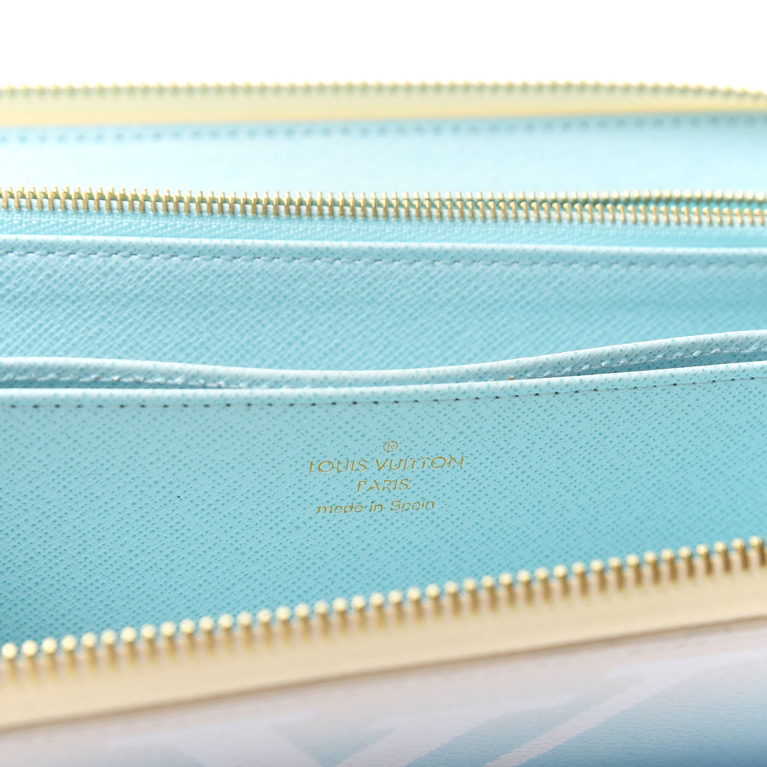 Louis Vuitton Monogram Giant By The Pool Zippy Wallet Blue 6 of 7