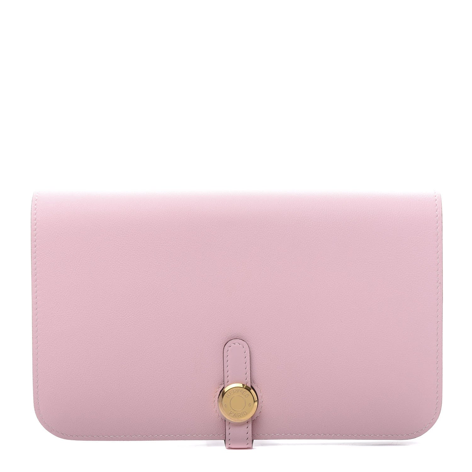 Hermes Swift Dogon Duo Wallet Rose Sakura 1 of 9