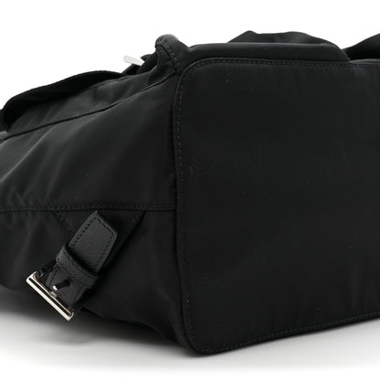 Prada Re-Nylon Saffiano Medium Backpack Black 9 of 9