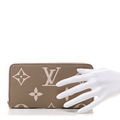 Louis Vuitton Empreinte Monogram Giant Zippy Wallet Tourterelle Creme 2 of 6