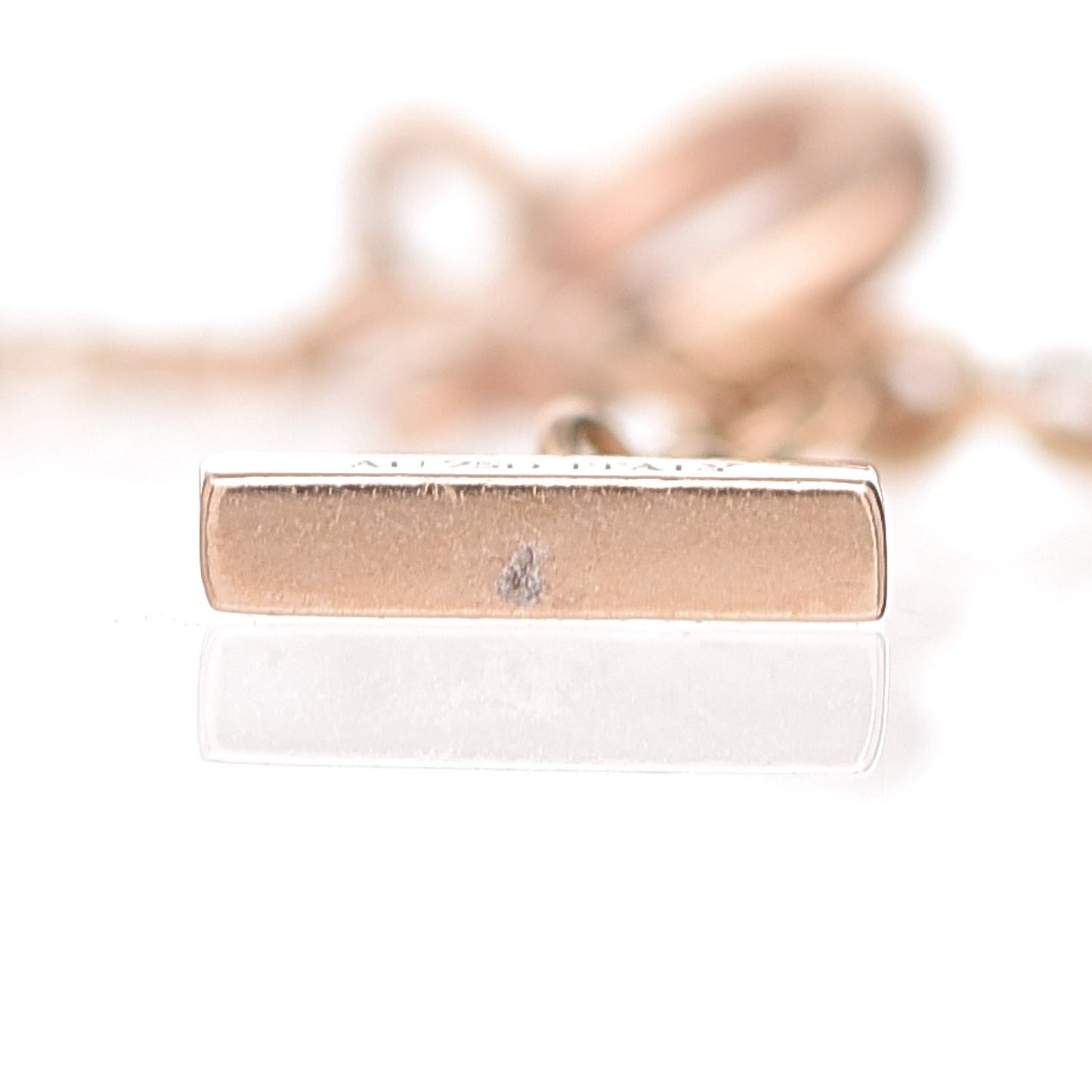 18K Yellow Gold Diamond T Smile Bracelet