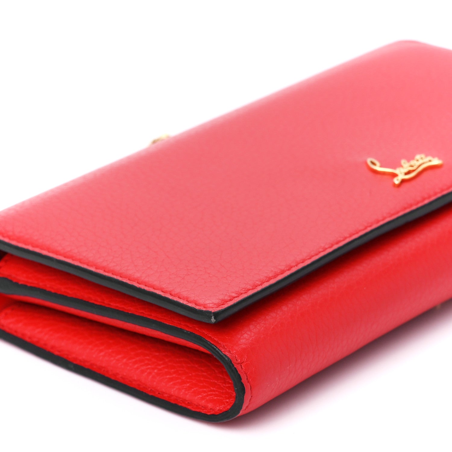 Christian Louboutin Calfskin Boudoir Wallet on Chain Red 11 of 12