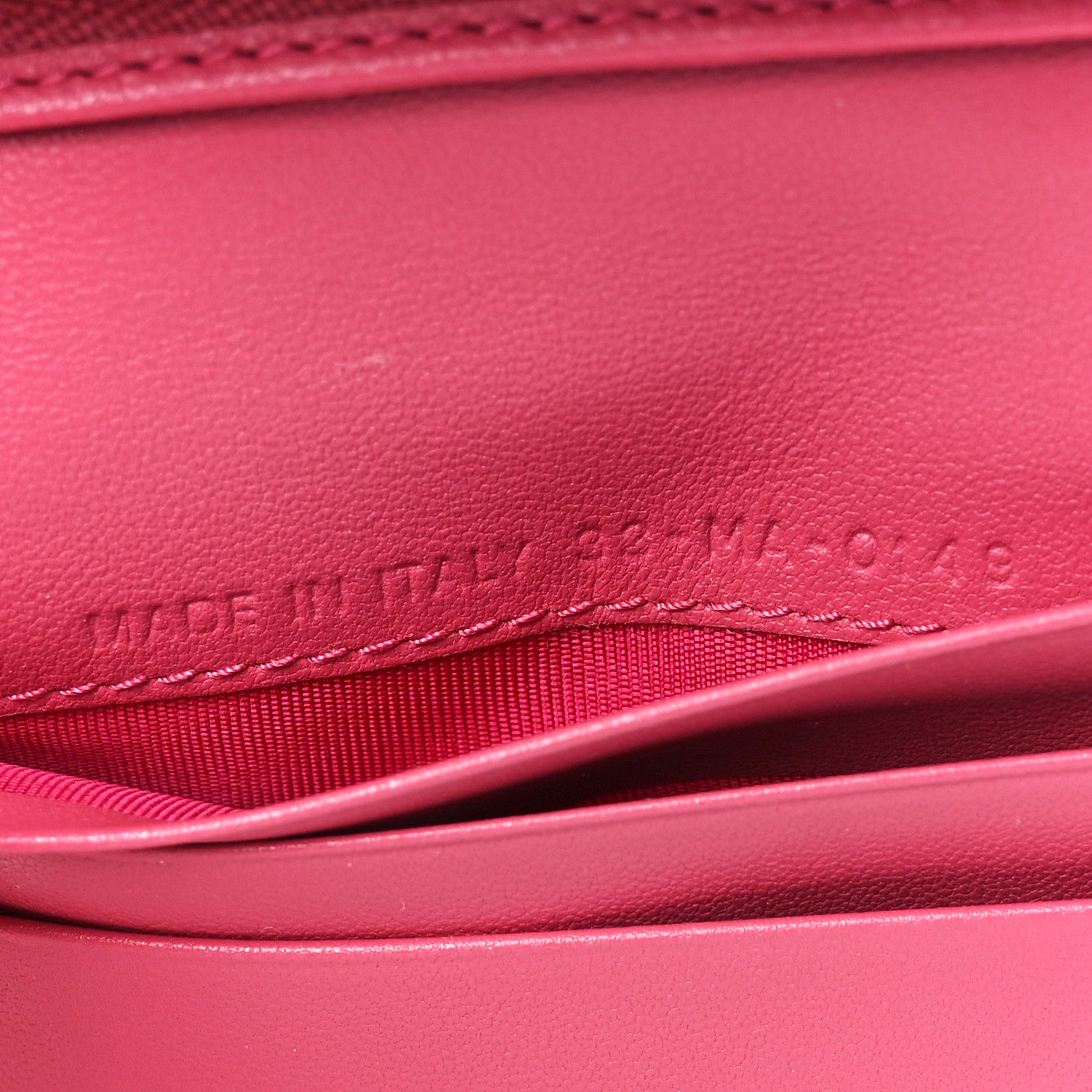 Christian Dior Lambskin Cannage Mini Lady Dior Wallet Pink 7 of 13