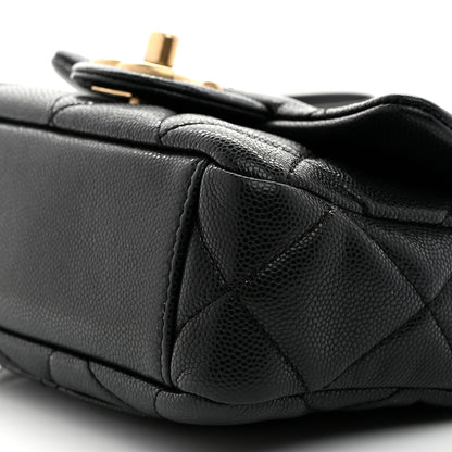 Chanel Caviar Quilted Mini Twist Your Buttons Flap Black 10 of 10
