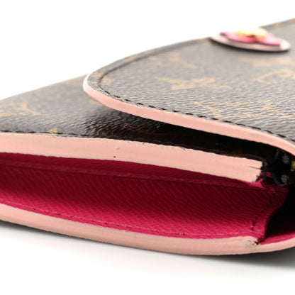 Louis Vuitton Monogram Bloom Flower Emilie Wallet Fuchsia 11 of 12