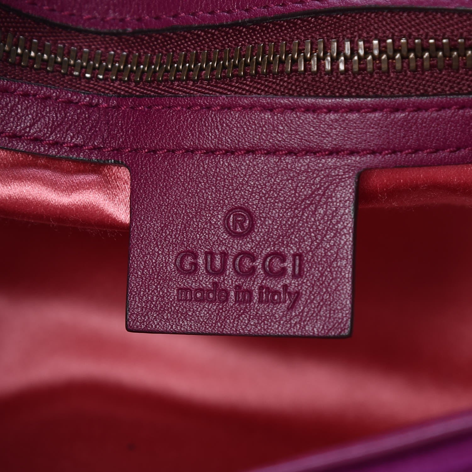 Gucci Velvet Matelasse Small GG Marmont Shoulder Bag Fuchsia Violet Cyclamen 6 of 12