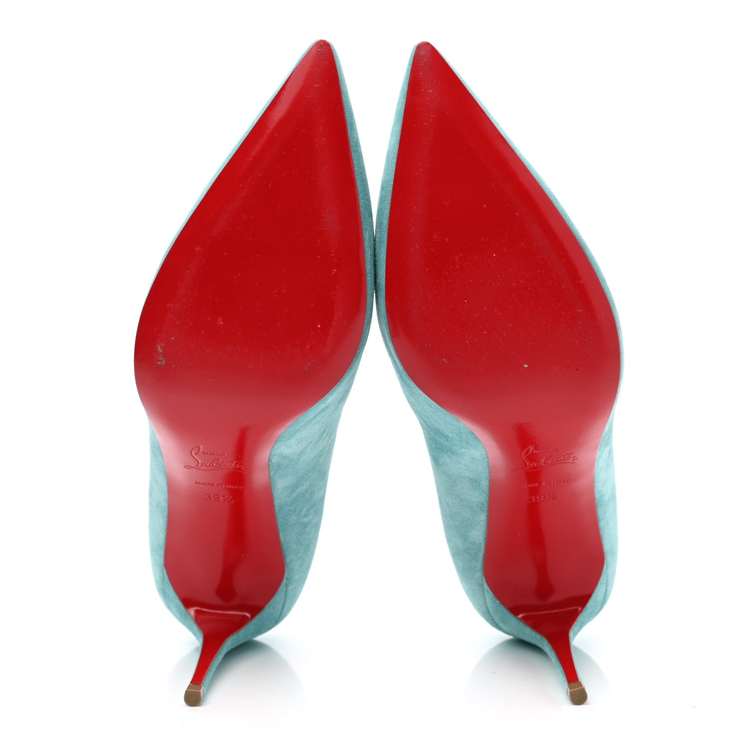 Christian Louboutin Veau Velours Pigalle Follies 85 Pumps 39.5 Noumea 5 of 9