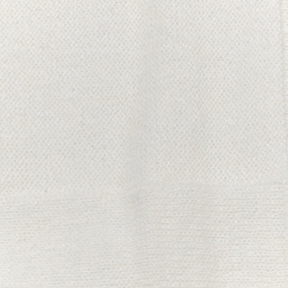 Chanel Cashmere Blend CC Logo Stole White 7 of 7