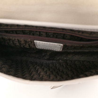 Christian Dior Calfskin Saddle Bag White 5 of 11