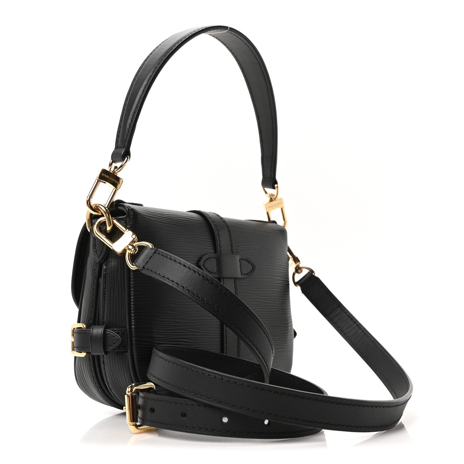 Louis Vuitton Epi Saumur BB Black 3 of 9