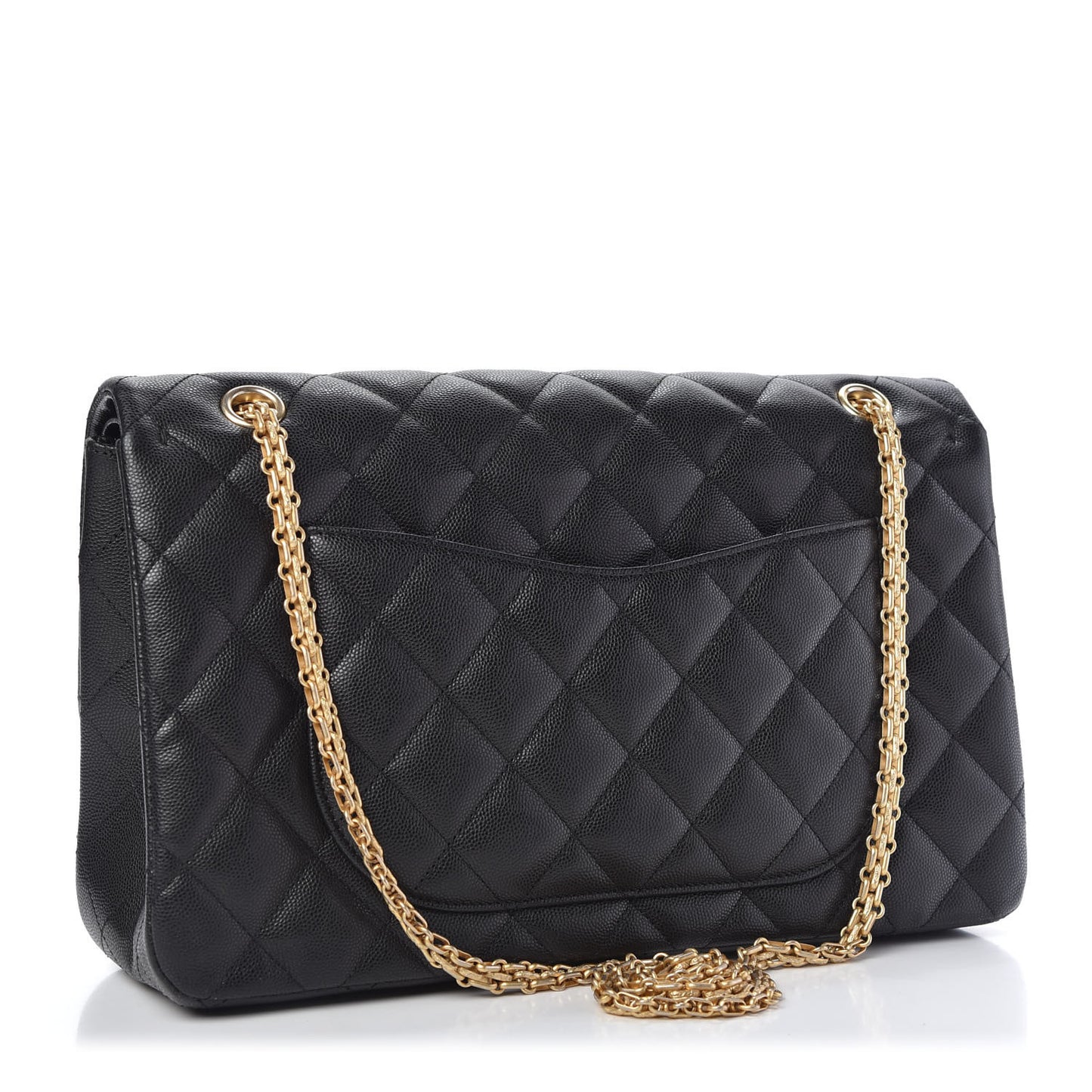 Caviar Chevron Quilted 2.55 Reissue 227 Flap Black