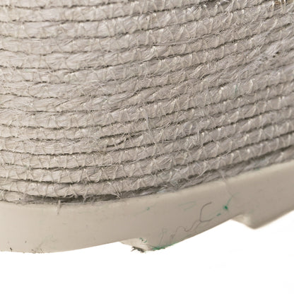 Bottega Veneta Mesh Lambskin Sporty Web Stretch Ankle Tie Espadrilles 37 Optic White 10 of 10