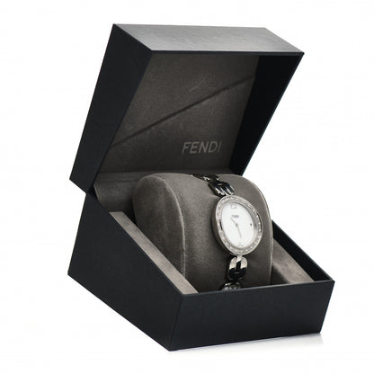 Fendi Stainless Steel Diamond Bezel 36mm Fendi My Way Quartz Watch 5 of 5