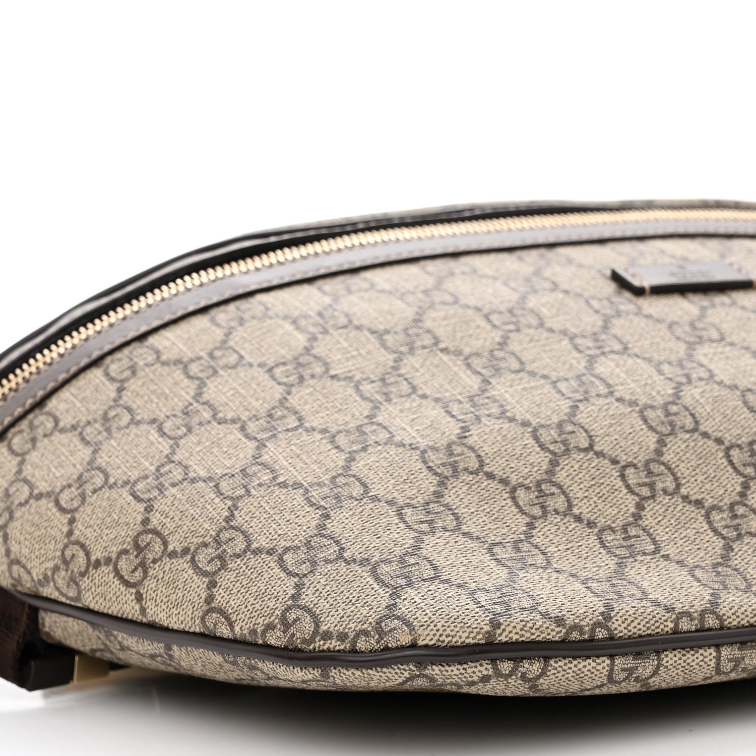 Gucci GG Supreme Monogram Belt Bag Dark Brown 9 of 11